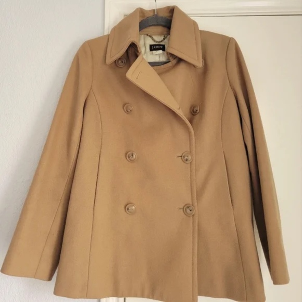 Wool J.Crew coat XS